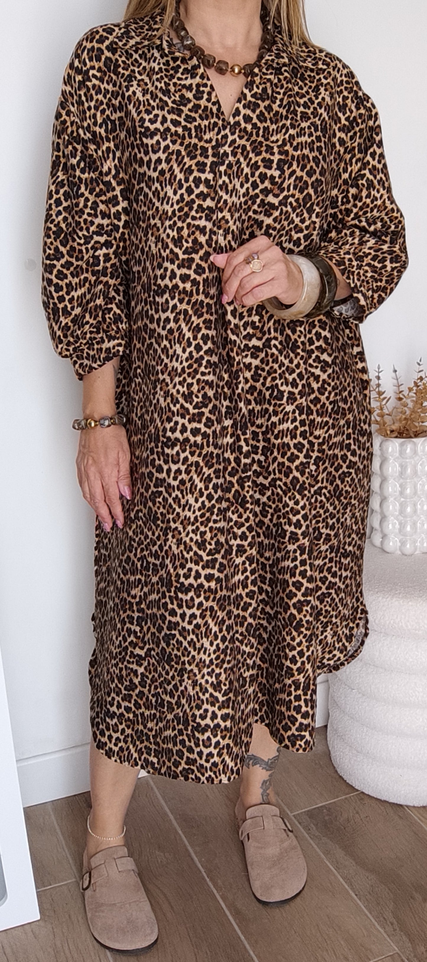 ROBE SOPHIA LÉOPARD