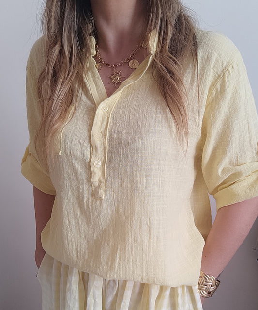 BLOUSE LISON JAUNE