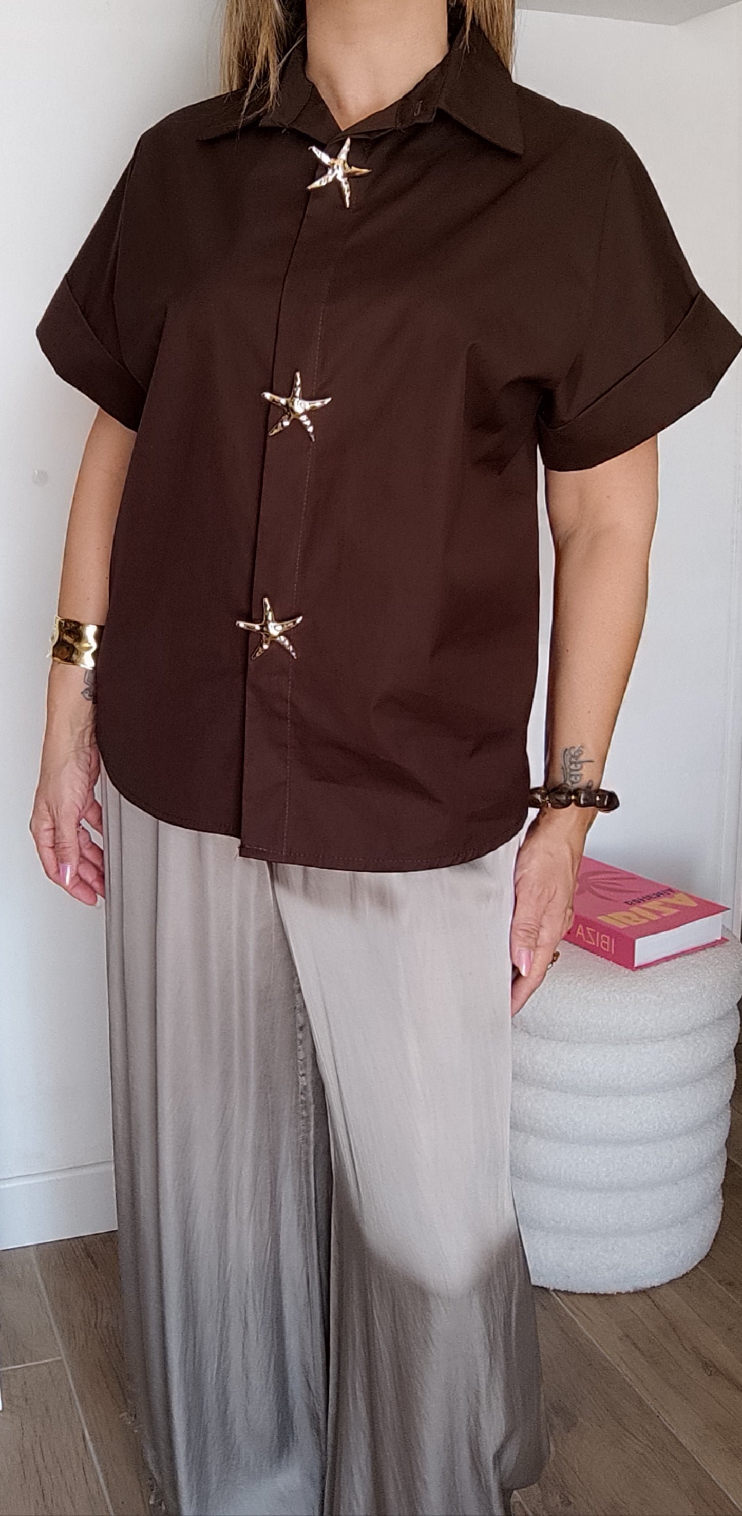 CHEMISE OCÉANE CHOCOLAT